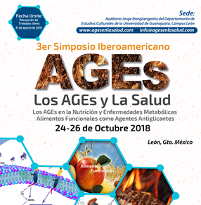 3er. Simposio Iberoamericano los AGEs y la Salud