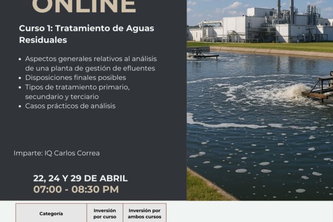 Curso Online – Tratamiento de Aguas Residuales